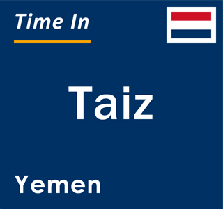 Current local time in Taiz, Yemen