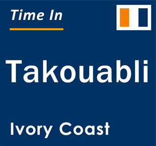 Current local time in Takouabli, Ivory Coast