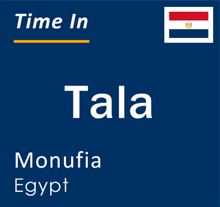 Current local time in Tala, Monufia, Egypt