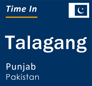 Current local time in Talagang, Punjab, Pakistan