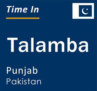 Current local time in Talamba, Punjab, Pakistan