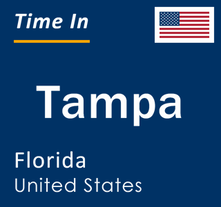 Current local time in Tampa, Florida, United States