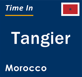 Current local time in Tangier, Morocco