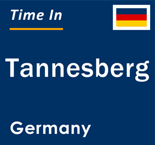 Current local time in Tannesberg, Germany