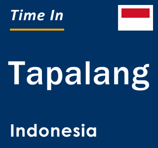 Current local time in Tapalang, Indonesia