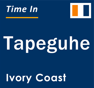 Current local time in Tapeguhe, Ivory Coast