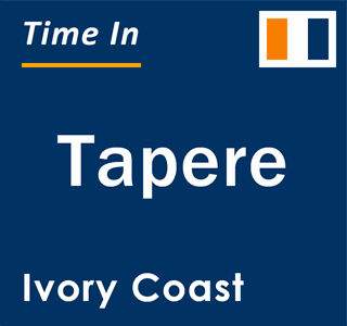 Current local time in Tapere, Ivory Coast