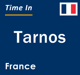 Current local time in Tarnos, France