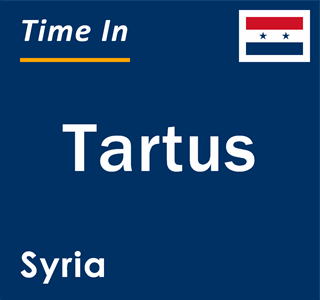 Current local time in Tartus, Syria