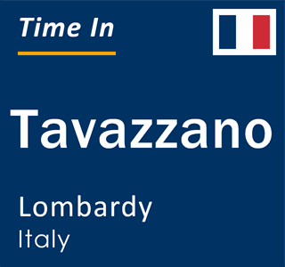 Current local time in Tavazzano, Lombardy, Italy