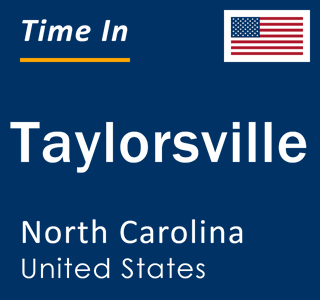 Current local time in Taylorsville, North Carolina, United States