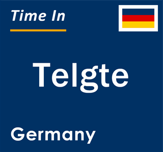 Current local time in Telgte, Germany