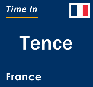 Current local time in Tence, France