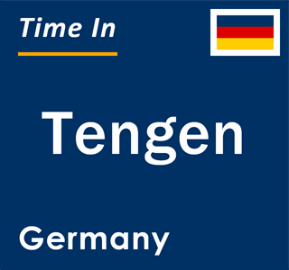 Current local time in Tengen, Germany