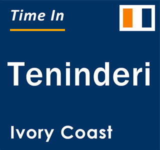 Current local time in Teninderi, Ivory Coast