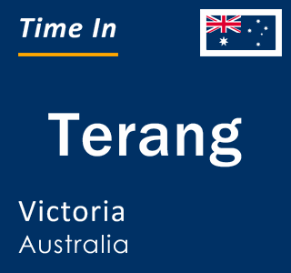 Current local time in Terang, Victoria, Australia