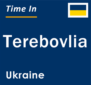 Current local time in Terebovlia, Ukraine