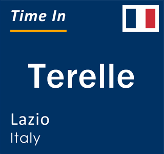 Current local time in Terelle, Lazio, Italy