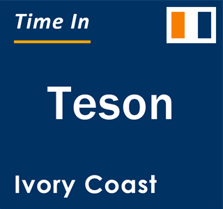 Current local time in Teson, Ivory Coast