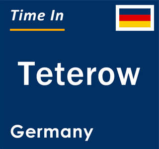 Current local time in Teterow, Germany