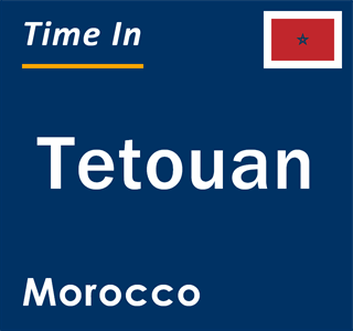 Current local time in Tetouan, Morocco