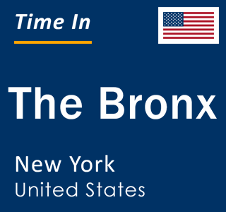 Current local time in The Bronx, New York, United States