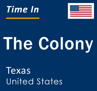 Current local time in The Colony, Texas, United States