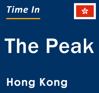 Current local time in The Peak, Hong Kong