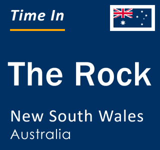 Current local time in The Rock, New South Wales, Australia