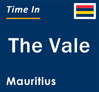 Current local time in The Vale, Mauritius