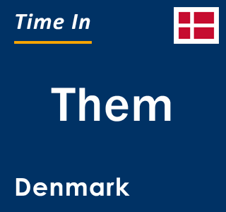 Current local time in Them, Denmark