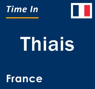 Current local time in Thiais, France