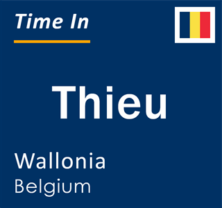 Current local time in Thieu, Wallonia, Belgium