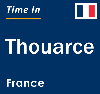 Current local time in Thouarce, France