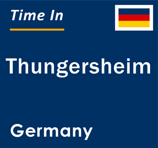 Current local time in Thungersheim, Germany