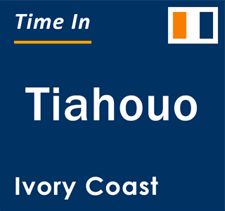 Current local time in Tiahouo, Ivory Coast