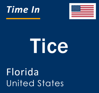 Current local time in Tice, Florida, United States