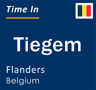 Current local time in Tiegem, Flanders, Belgium