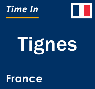 Current local time in Tignes, France