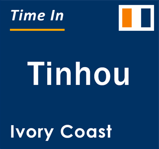 Current local time in Tinhou, Ivory Coast