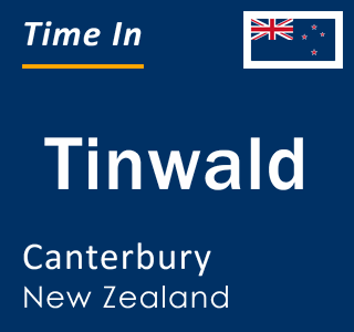 Current local time in Tinwald, Canterbury, New Zealand