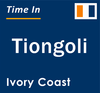 Current local time in Tiongoli, Ivory Coast