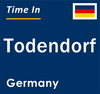 Current local time in Todendorf, Germany