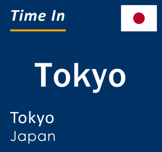 Current local time in Tokyo, Tokyo, Japan