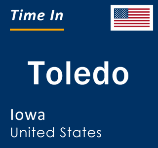 Current local time in Toledo, Iowa, United States