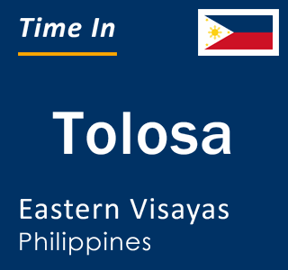 Current local time in Tolosa, Eastern Visayas, Philippines