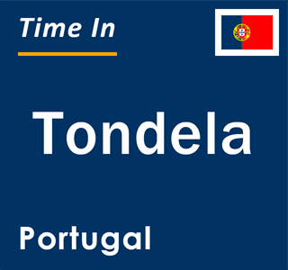 Current local time in Tondela, Portugal