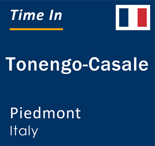 Current local time in Tonengo-Casale, Piedmont, Italy