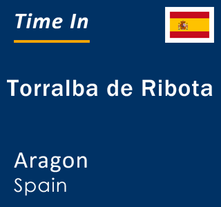 Current local time in Torralba de Ribota, Aragon, Spain