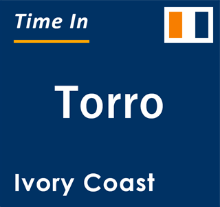 Current local time in Torro, Ivory Coast